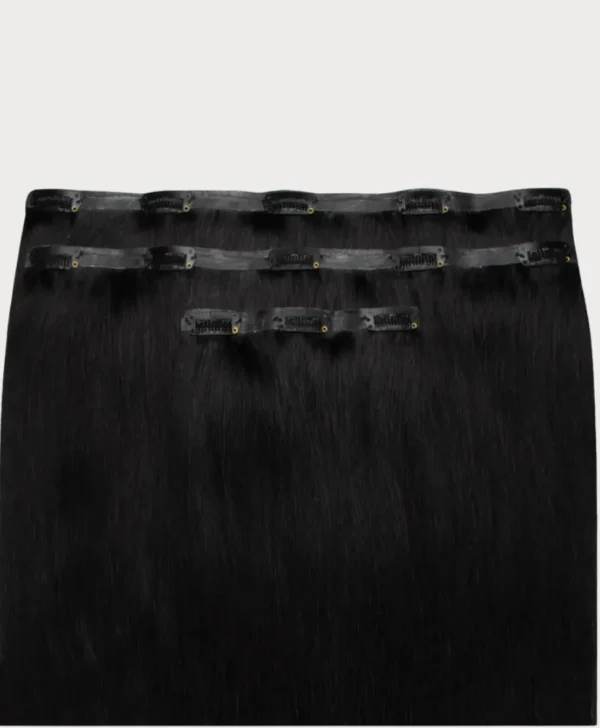Jet Noir Straight Clip-Ins - Image 2