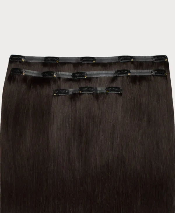Noir Natural Straight Clip-Ins - Image 3