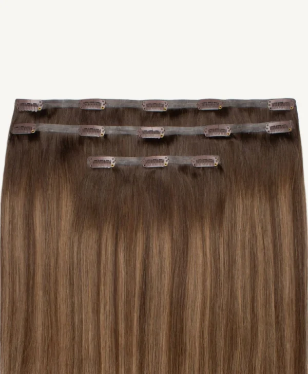 Chestnut Cascade Straight Clip-Ins - Image 2