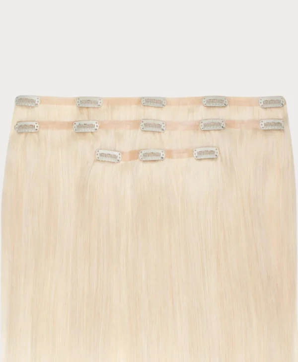 Platinum Pearl Straight Clip-Ins - Image 2