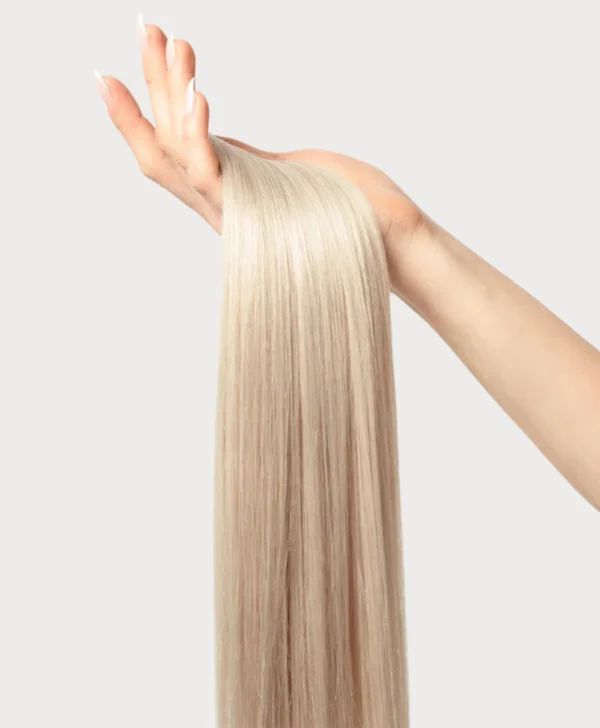 Platinum Pearl Straight Clip-Ins