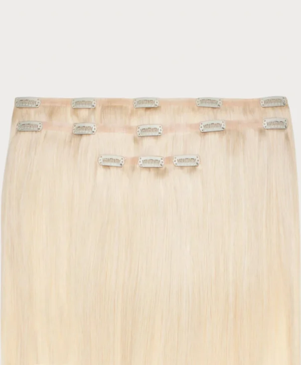 Nordic Blonde Straight Clip-Ins - Image 2